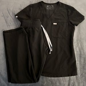 Figs Scrubs Set Women’s XS Black